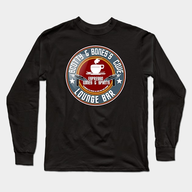 SCOTTY &BONE'S COVE LOUNGE BAR Long Sleeve T-Shirt by KARMADESIGNER T-SHIRT SHOP